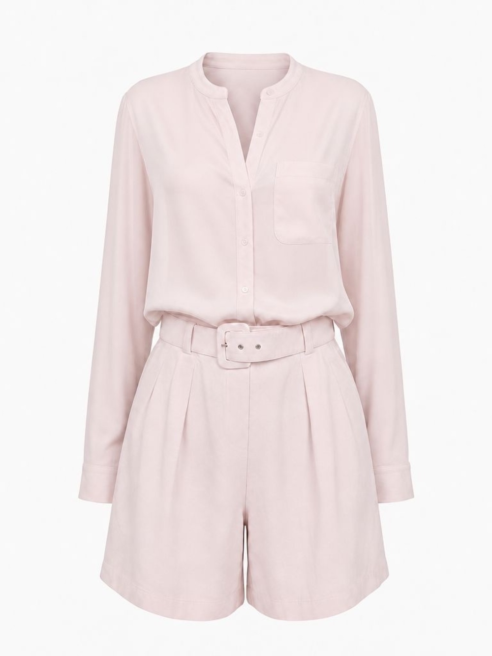 100% Silk & Linen Curated Summer Set | Talbots Top + Faithfull Shorts | M/4